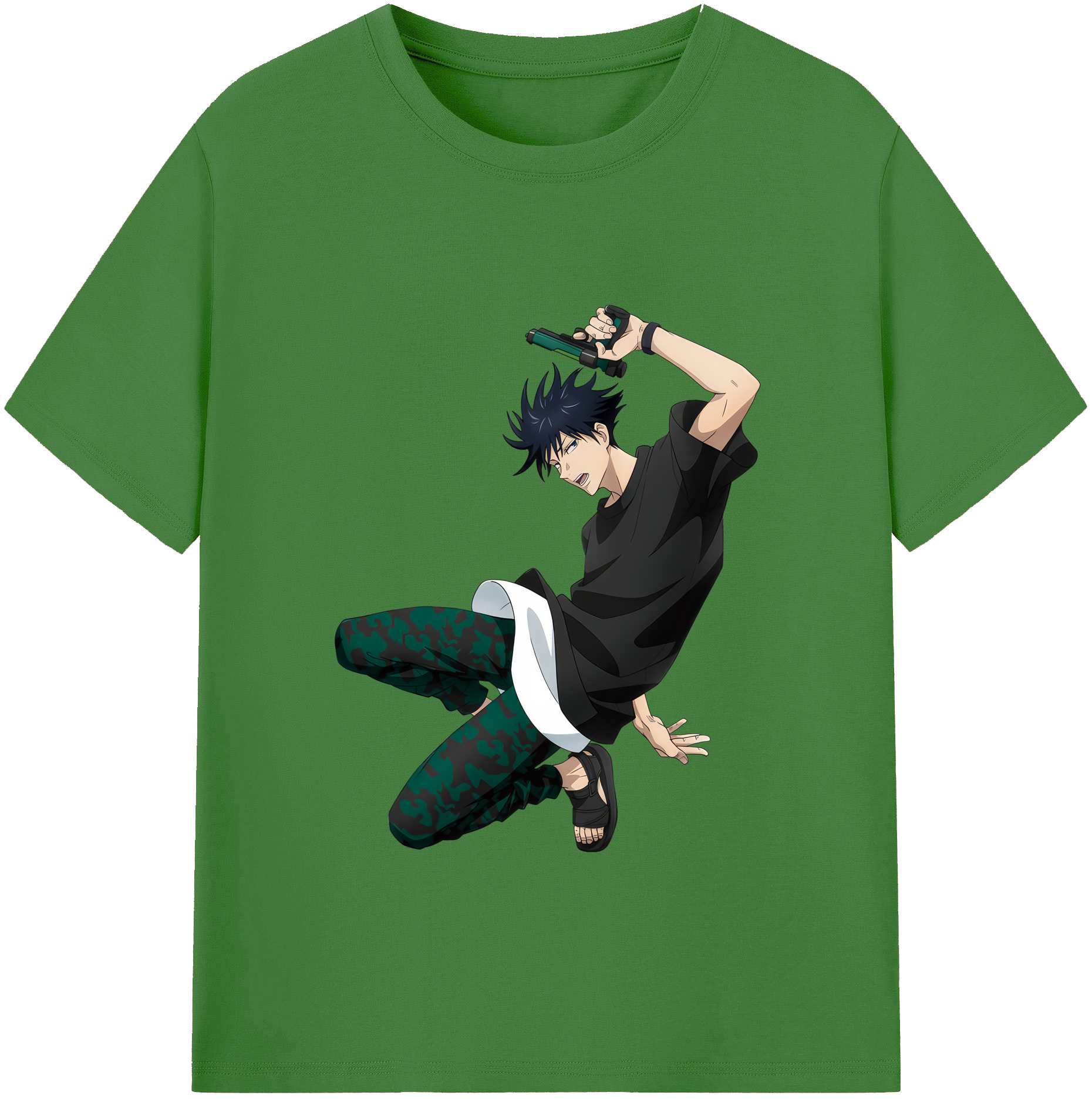（画像用） 呪術廻戦 Jujutsu Kaisen レディースカジュアルプリントTシャツ（綿100％）